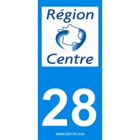 ADHESIFS REGION DEPARTEMENT 28 CENTRE VAL DE LOIRE X2