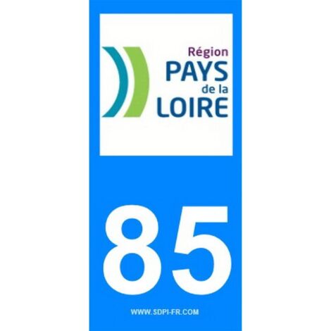 ADHESIFS REGION DEPARTEMENT 85 PAYS DE LA LOIRE X2