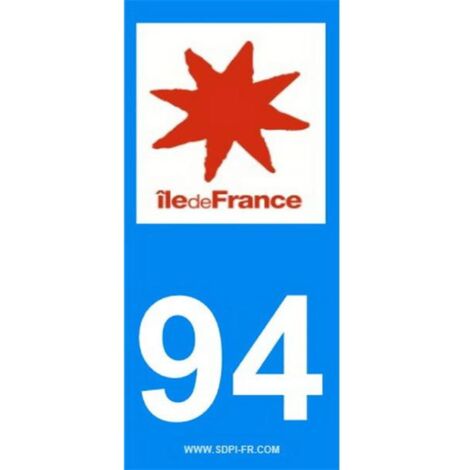 ADHESIFS REGION DEPARTEMENT 94 ILE DE FRANCE X2
