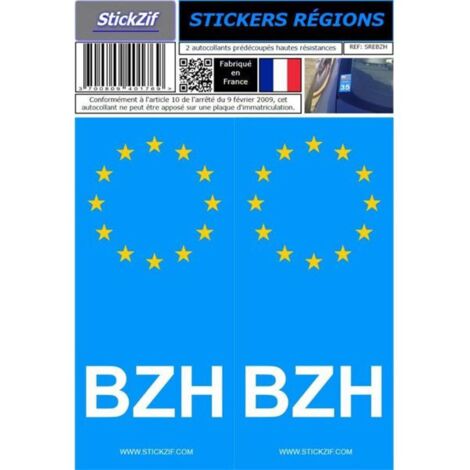 ADHESIFS REGION EUROPE BZH X2