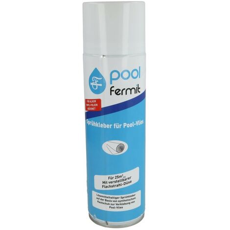 Adhesive spray for pool liners