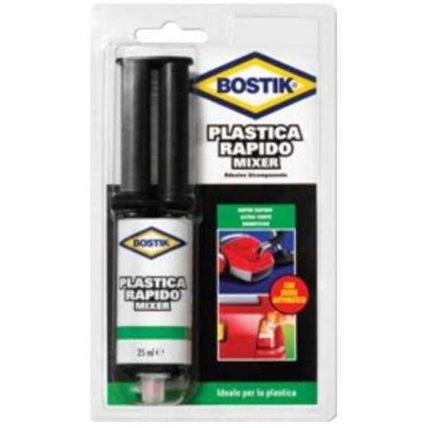 Adhesivo bicomponente de plástico rápido Mixer Bostik