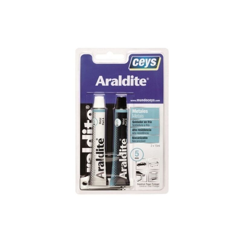 

Adhesivo Bicomponente Metales 47 Gr Araldit Ceys