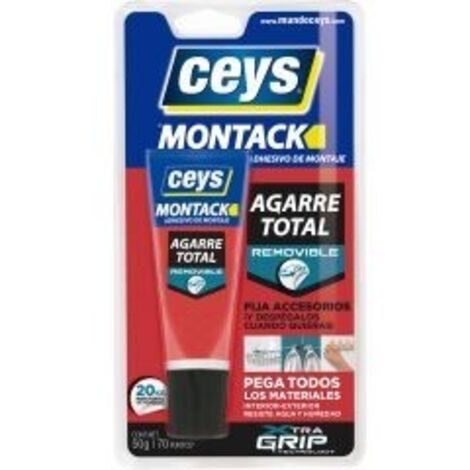 Adhesivo de Montaje CEYS Montack - Removible Blíster 50g 507250