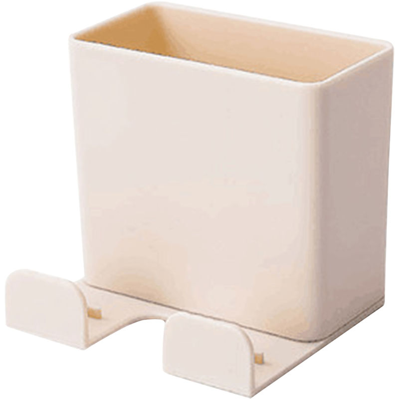 

Adhesivo de montaje en pared Organizador Caja de almacenamiento, Beige