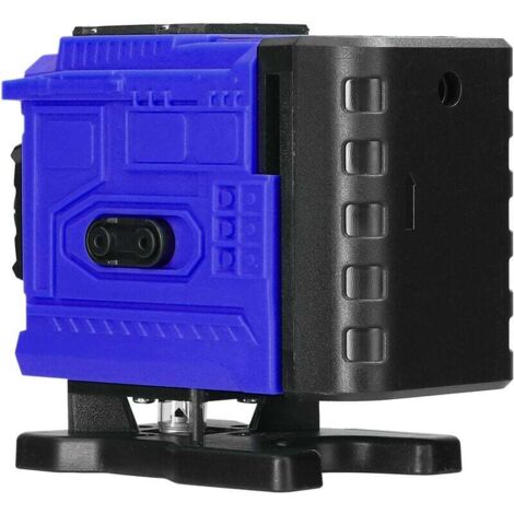Adhesivo de pared con forma de cola de tren de 12 líneas, medidor de nivel 360, 1 pieza, azul