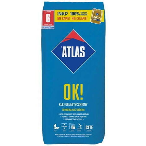 Adhesivo elastizado para baldosas ATLAS 25 kg