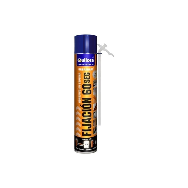 

Espuma Adhesivo Poliuretano 750 Ml Multim Fijacion 60Segundos Canula Quilos