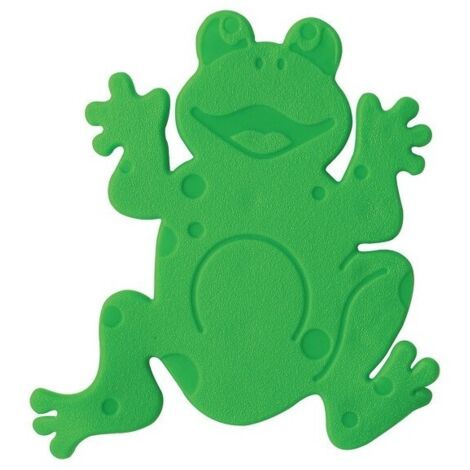 Adhesivo figura antideslizante para ducha o baño FROGTIME x6uds verde Spirella