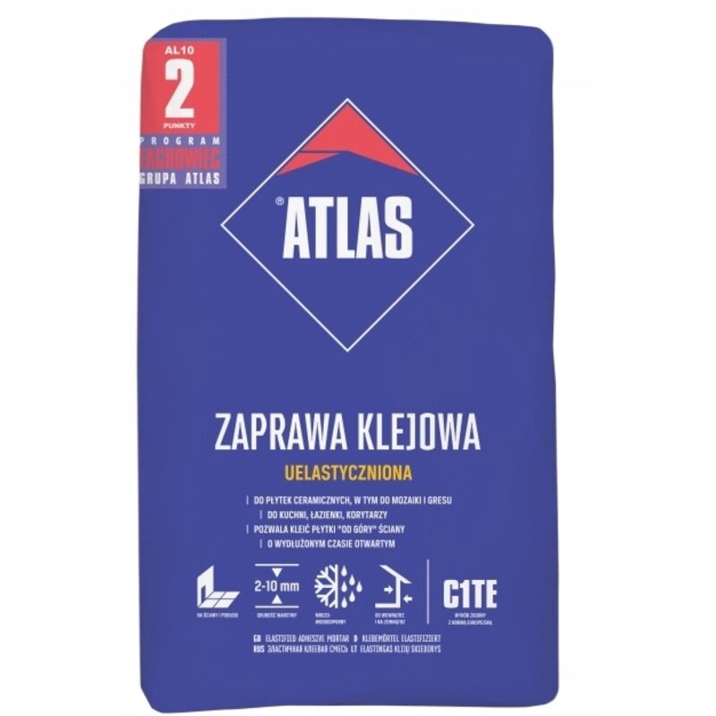 Adhesivo flexible para baldosas Atlas C1TE 5 kg