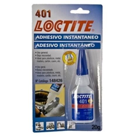 HENKEL AHDESIVOS ADHESIVO INSTANTANEO 20 GR 20 GR LOCTITE 401 LOCTITE