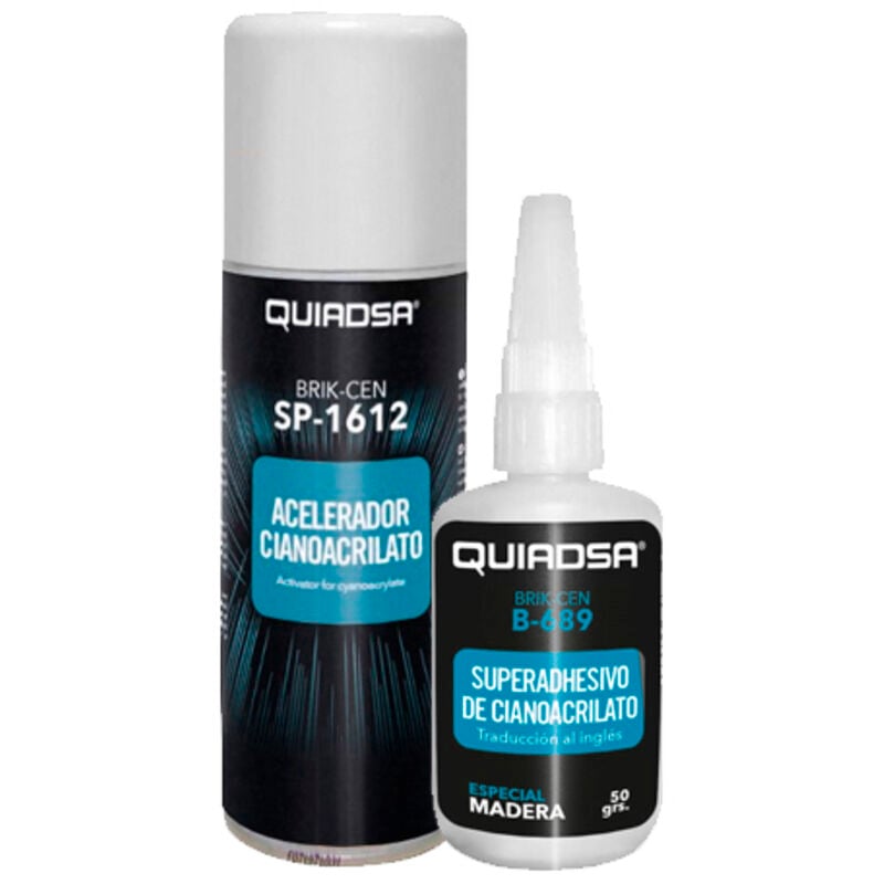 

KIT RETRACTIL ESPECIAL MADERA (Cianoacrilato 50g + Acelerador)