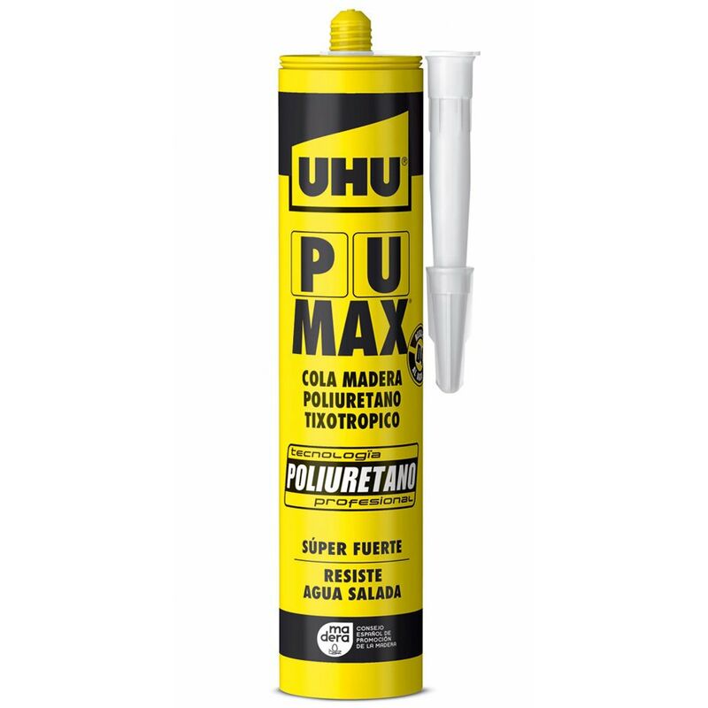 

Adhesivo Madera Pu Max Gel Cartucho Uhu 340 Gr