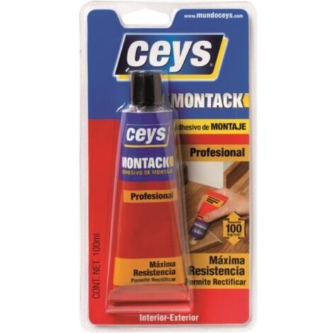 Adhesivo Montack Profesional, Blister de 100 ml  Ceys 507213