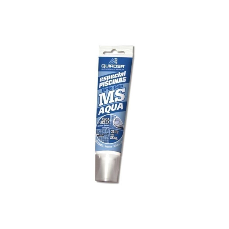 Piscine Center O'Clair - Adhesivo Sellador Polimero 125 Ml Blanco Brik-Cen Ms-Aqua Tubo Quia