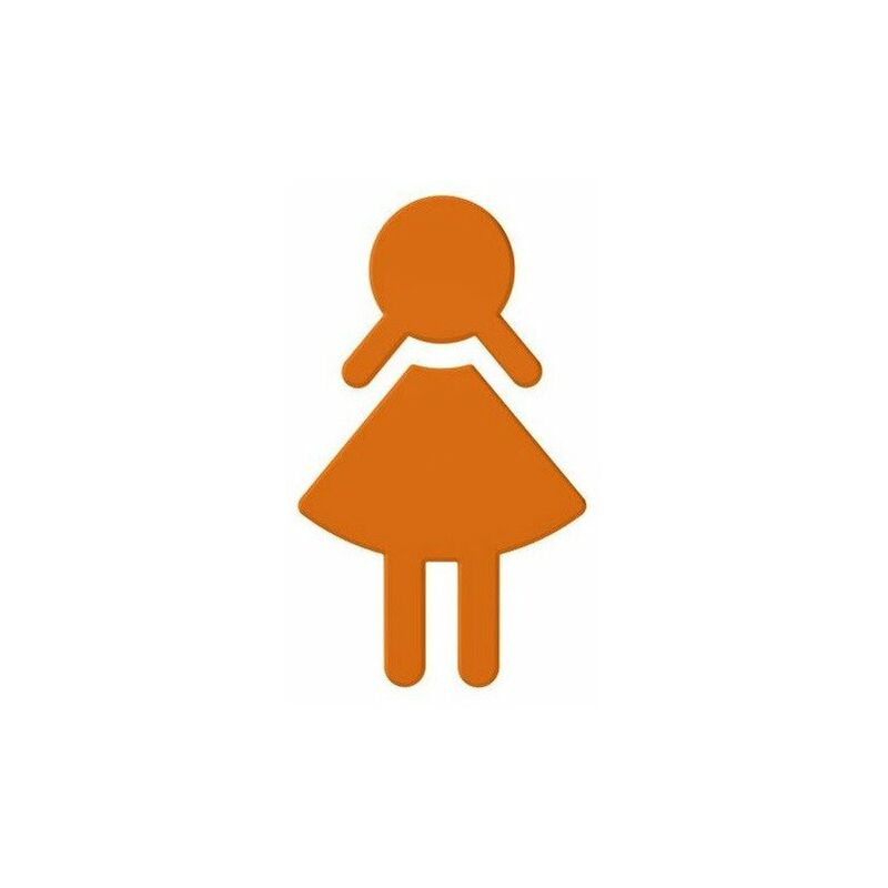 

Adhesivo mujer símbolo SERIE 801. Poliamida naranja