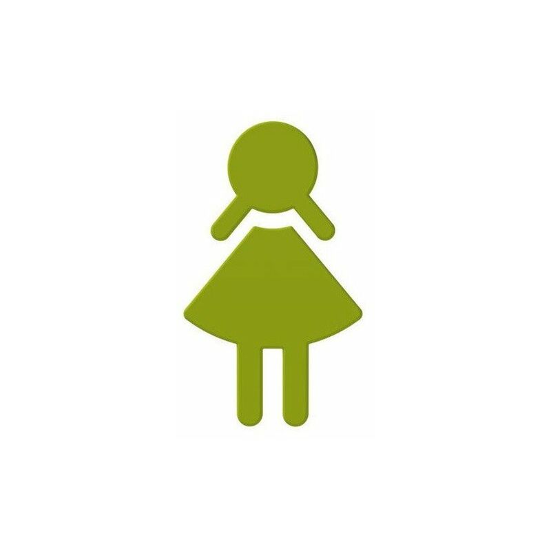 

Adhesivo mujer símbolo SERIE 801. Poliamida verde manzana