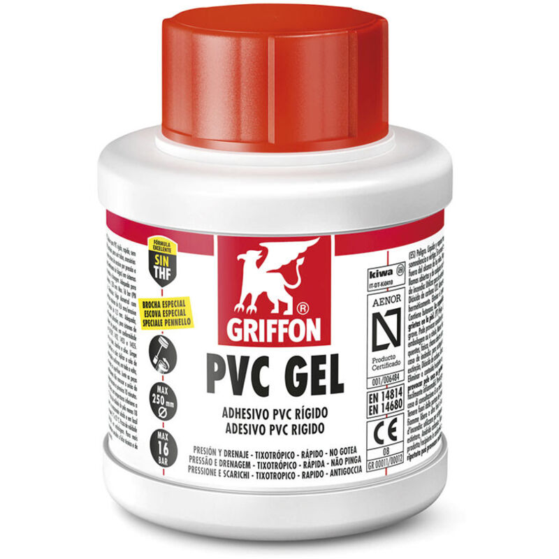 Pvc adhesif gel 250ml ref. 6301155 - Griffon