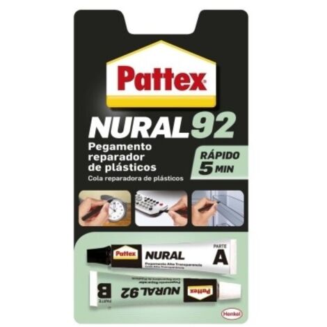 Adhesivo Plasticos 22 Ml Transparente Nural-92 Pattex