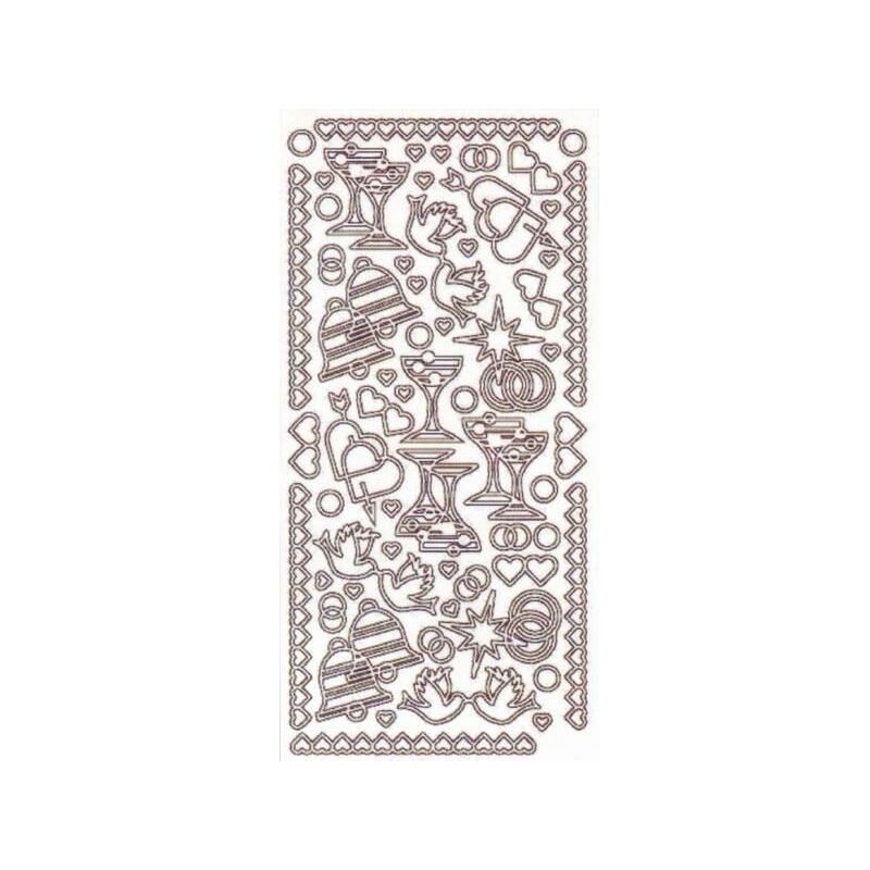 

Adhesivo plata dibujos varios