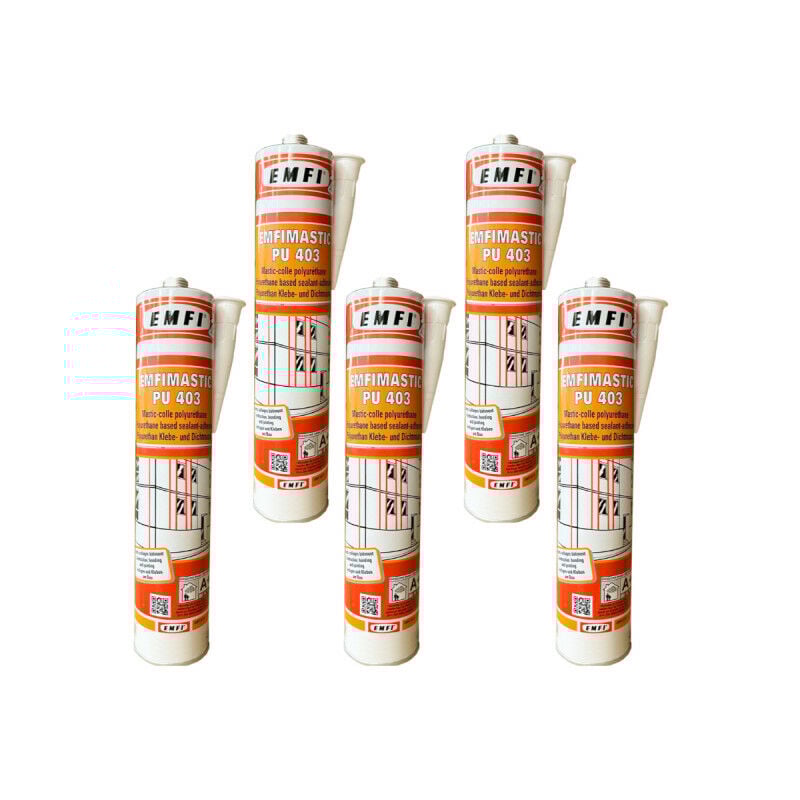 

Adhesivo poliuretano EMFI PU 40 FC - blanco 300ml x5 - Blanc