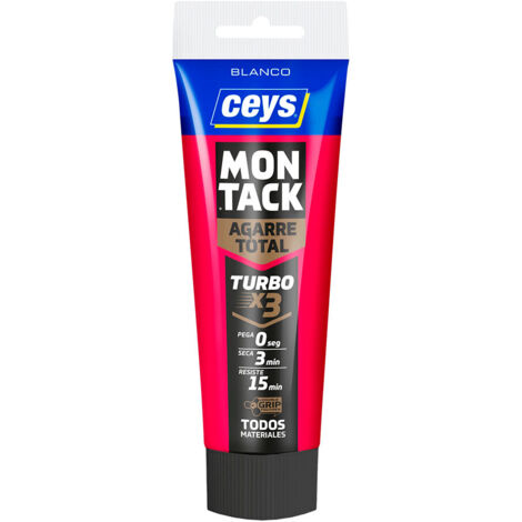 Adhesivo pro de montaje montack turbo tubo blanco 125 ml