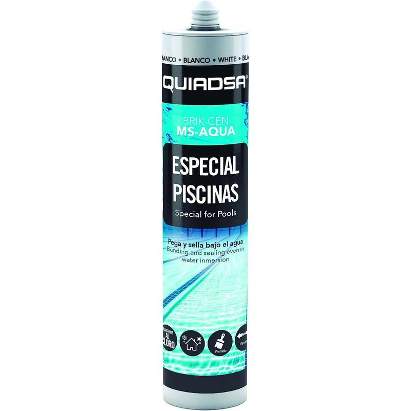 Quiadsa-Ind.quimicas Del Adhes - Adhesivo Sellador Brik-Cen Ms Aqua Polim Cart Bl 52503220 290Ml