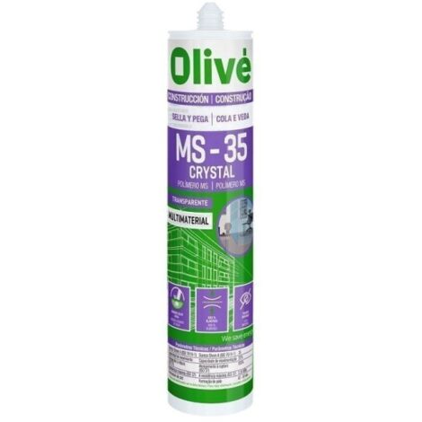 ADHESIVO SELLADOR MULTIMATERIAL MS TRANSPARENTE