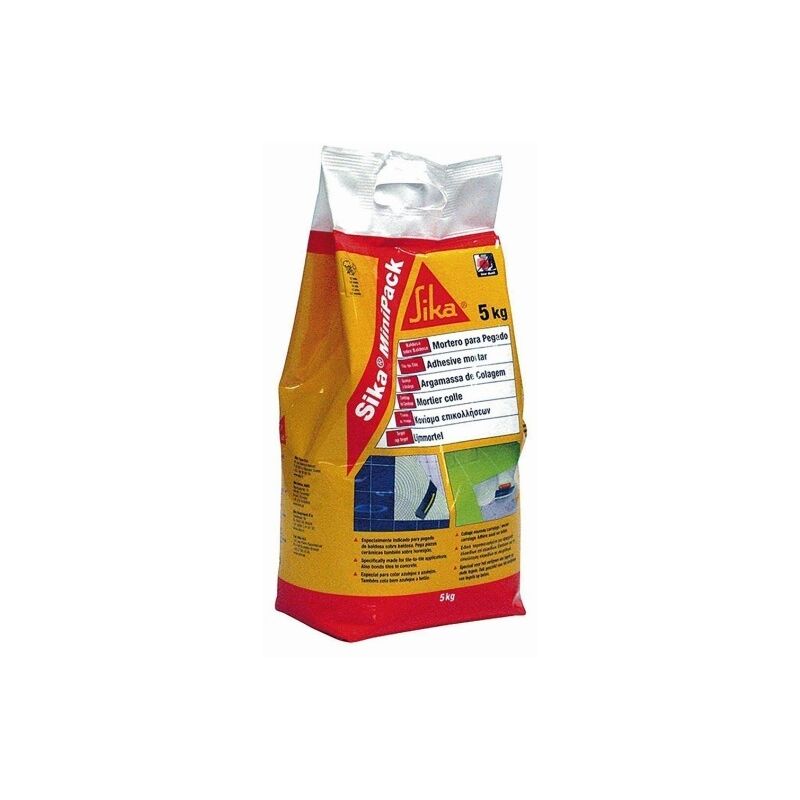

Adhesivo Minipack Pegamento Baldosa Blanco, Bolsa 5 Kg - Sika