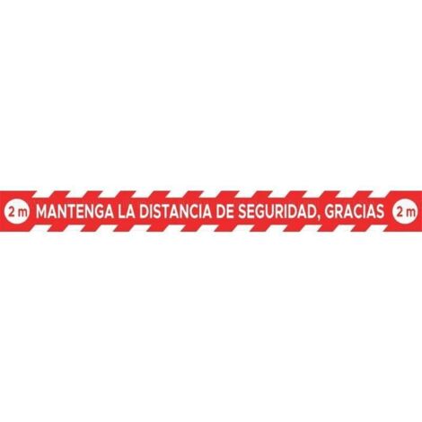 adhesivo suelo 1000x1000''mant.dist.seg'' mantenga la distancia de segurudad