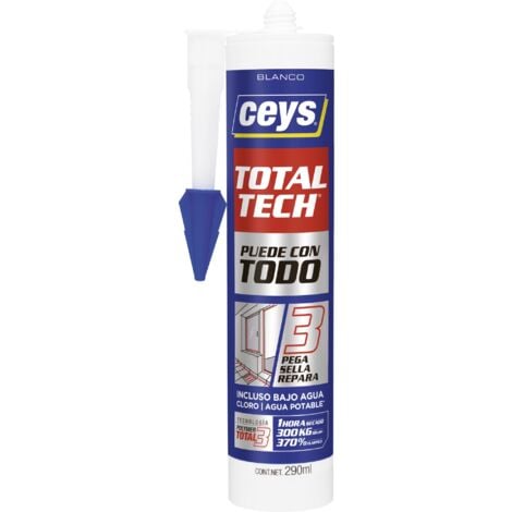 Adhesivo Total Tech, Blanco, Cartucho de 290 ml  Ceys 507216