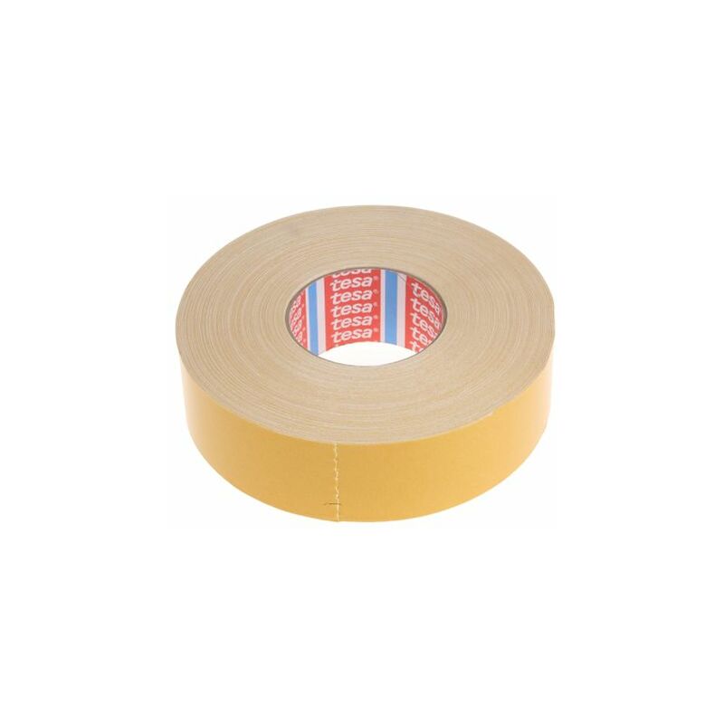 Ruban tissé double face Blanc Tesa 4964, 50mm x 50m x 0.39mm 7,5 N/cm ( Prix pour 1 )