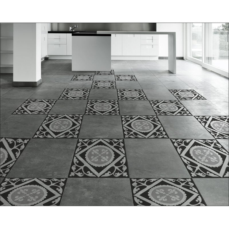 Adhésif carrelage Noceletto 30 cm x 30 cm pour homestaging sol, x2