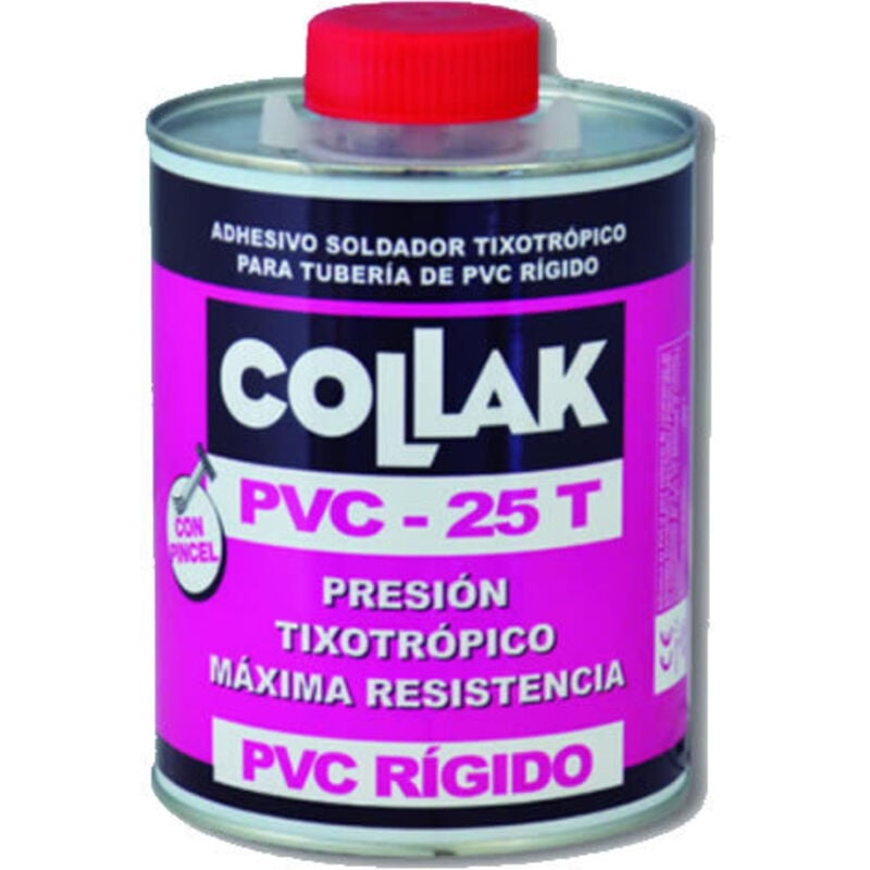 Collak - 20001TP Adhésif de soudage PVC-25 brosse 1000ml