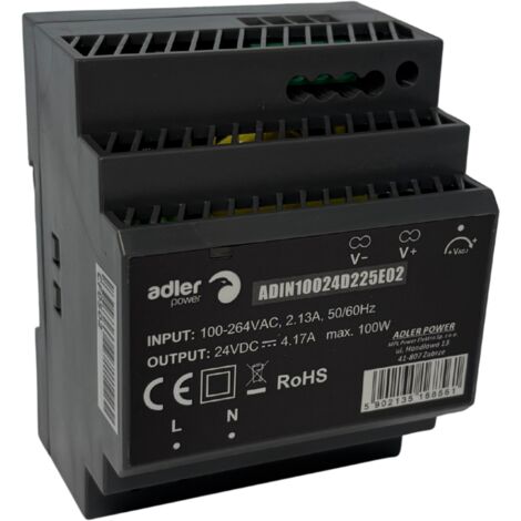 ADIN10024 : Alimentation DIN 24 V 100 W ADLER