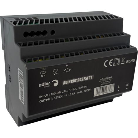 ADIN15012 : Alimentation DIN 12 V 150 W ADLER
