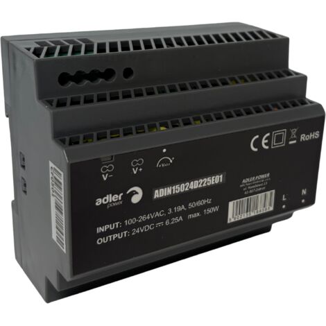 ADIN15024 : Alimentation DIN 24 V 150 W ADLER