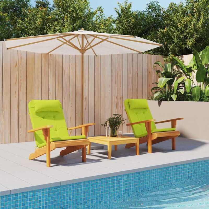 Vidaxl - Coussin de chaise 2 pcs Vert vif 58 x 77 x 4.5 cm Tissu Oxford