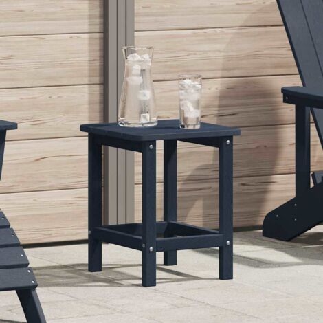 Adirondack Beistelltisch Marineblau 38 x 38 x 46 cm HDPE vidaXL