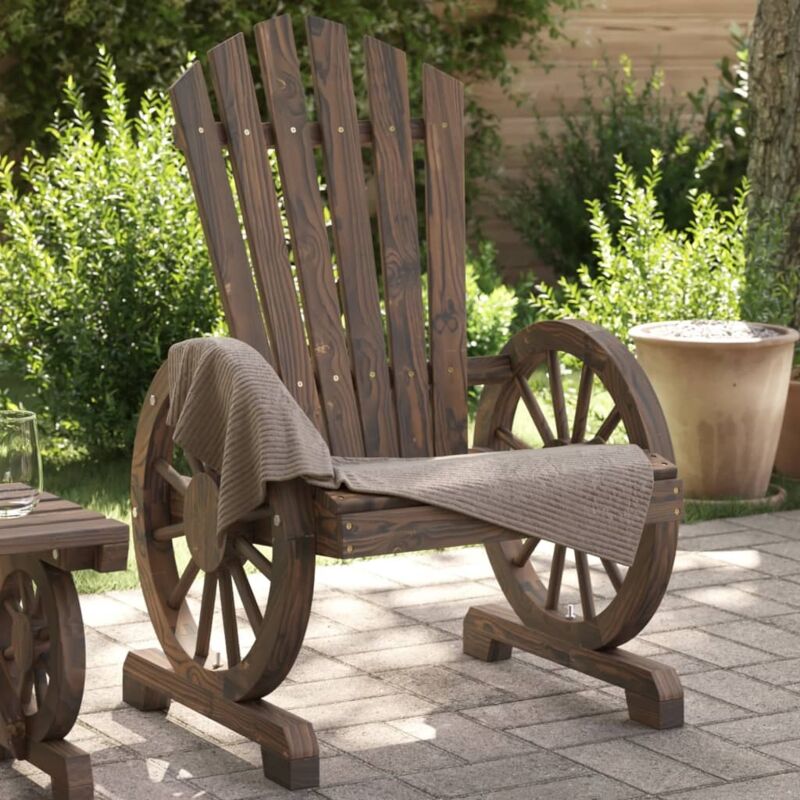 Adirondack-gartenstuhl Massivholz Tanne - Vidaxl