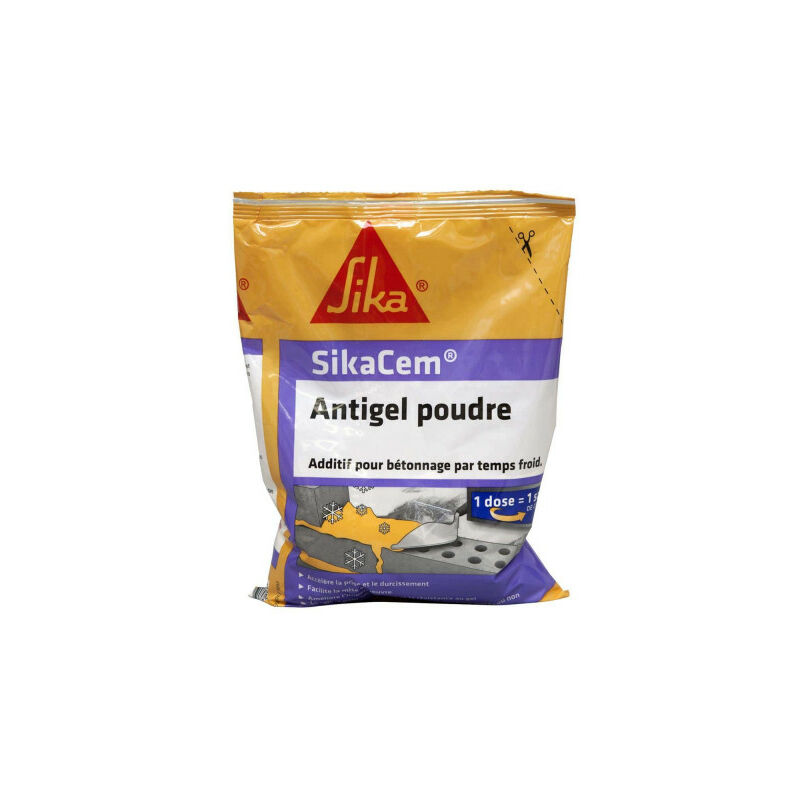 

Aditivo para hormigón para clima frío Cem Anticongelante en polvo - 700g - Beige - Sika