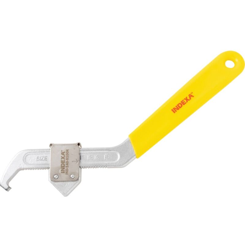 Indexa Adjustable C Spanner, Drop Forged Steel, 35-105MM Jaw Capacity