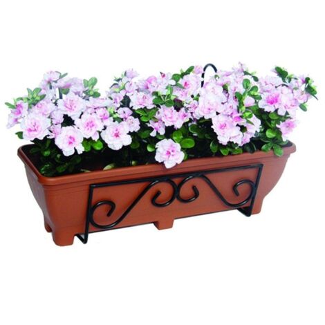 Adjustable Balcony/Fence Holder - Charcoal
