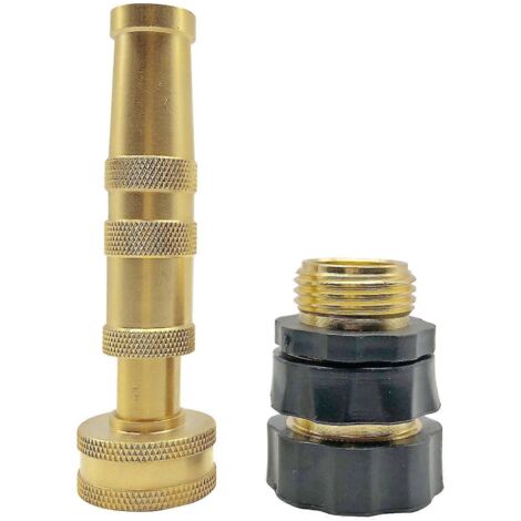 Adjustable Brass Hose Nozzle for Car Washing and Gardening