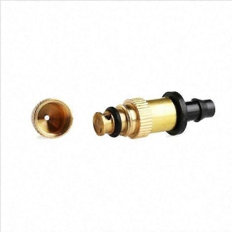 Adjustable Brass Irrigation Sprinkler Nozzle for Fine Mist Micro Jet Watering Tool