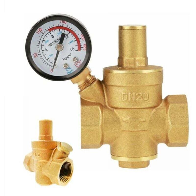Image of Adjustable brass water pressure reducer DN20&hellip;