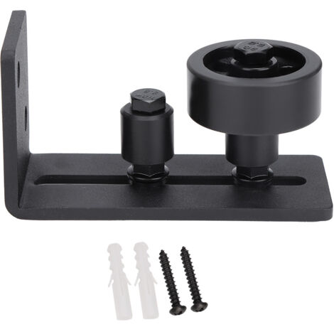 Adjustable Carbon Steel Floor Guide for Sliding Barn Door(Double Roller)