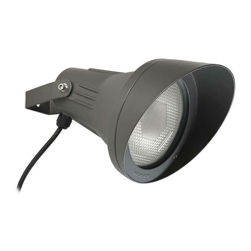 Esparta - 1 Light Outdoor Spotlight Urban Grey IP65, E27 - Leds-c4