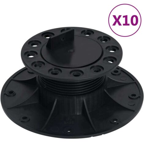 Adjustable Feet for Decking 10 pcs 60-88 mm vidaXL