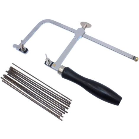 Adjustable Frame Jewelry Saw with 144 Blades - Professional Jewelry Making Kit